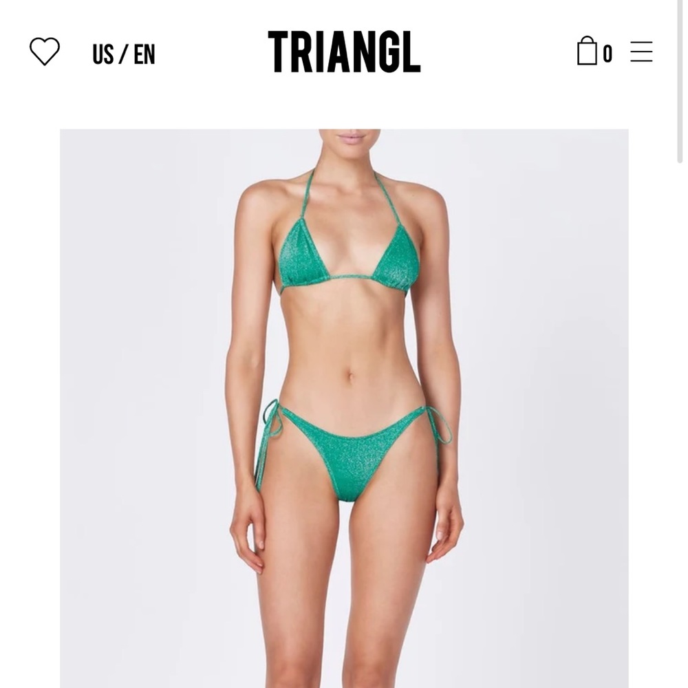 Triangl bikini, size xxs never been word, new w tags, waited too long to return